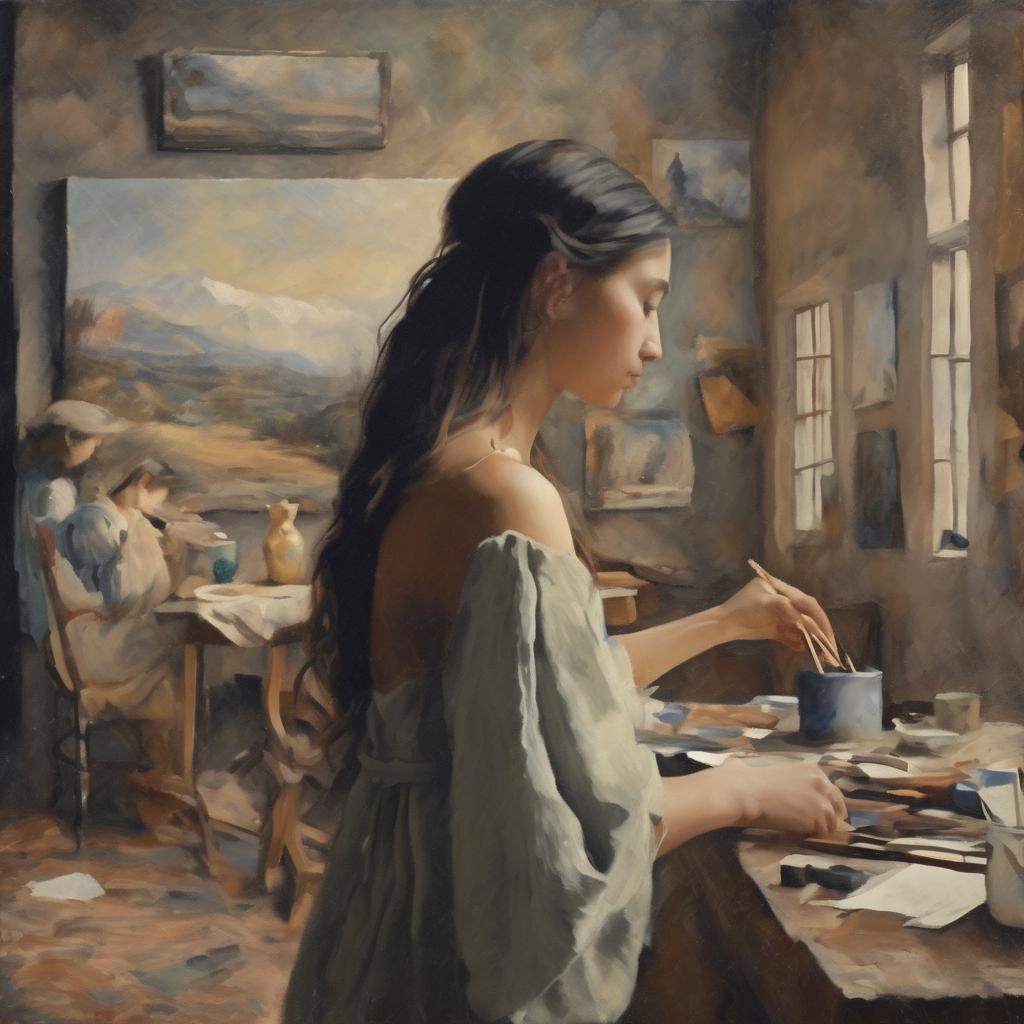 Η εξέλιξη του ύφους και των τεχνικών του καλλιτέχνη